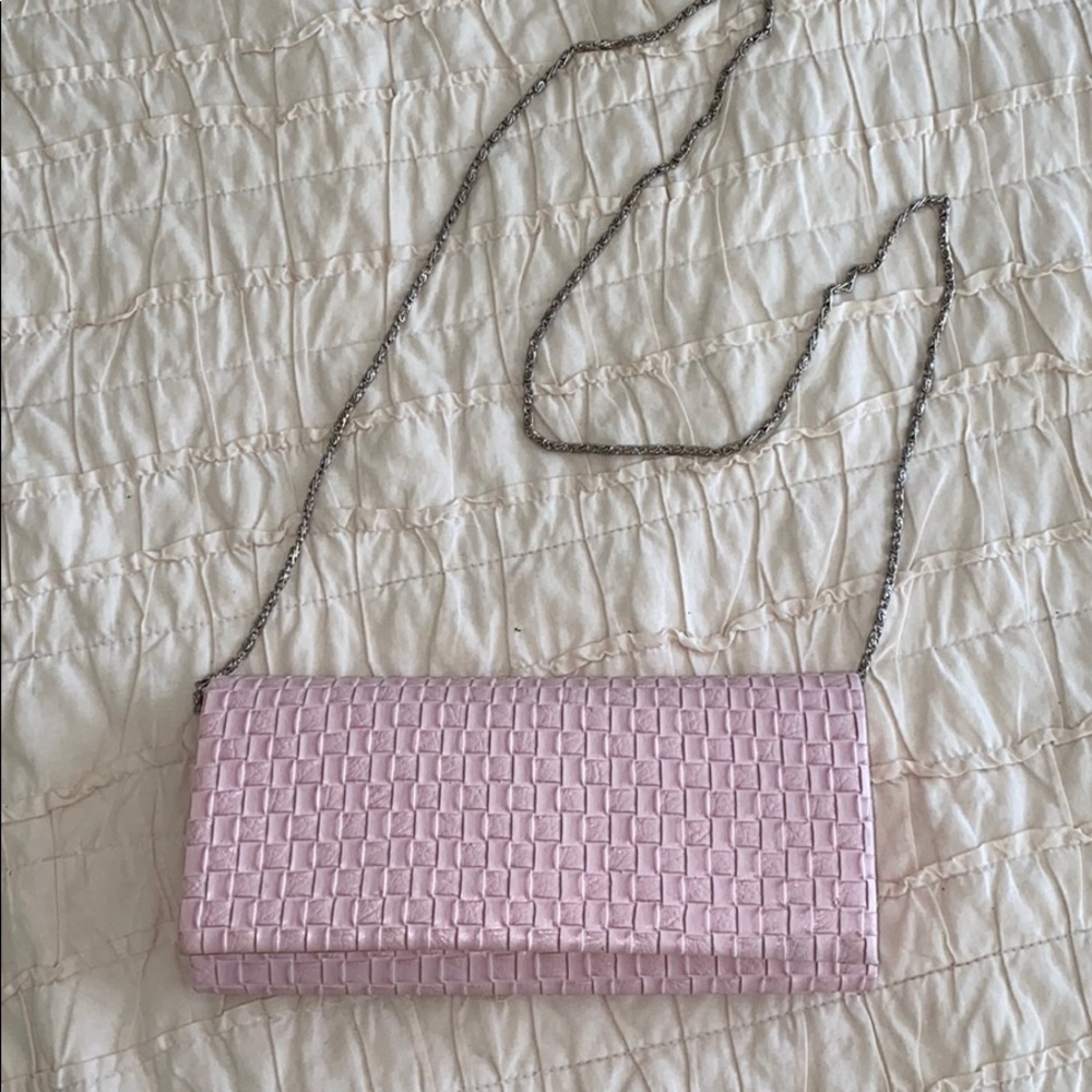 Pink satchel purse
